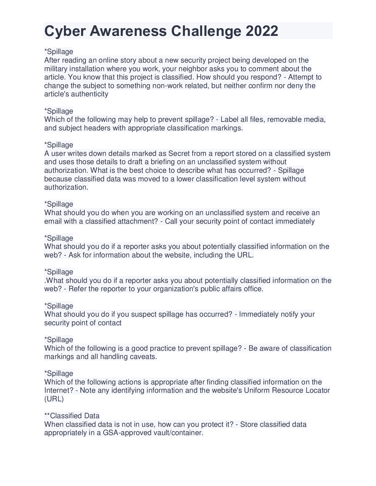 Preview image for Cyber Awareness Challenge 2022